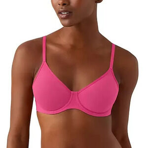 B.tempt'd by Wacoal Cotton to a Tee Underwire Bra Raspberry Sorbet Size 36B 1972